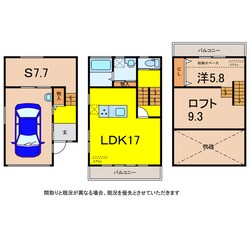 物井駅 徒歩23分 1-3階の物件間取画像